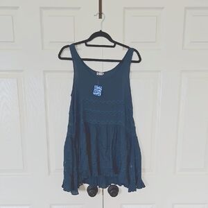 Free People Blue/Teal Lace Top/Dress